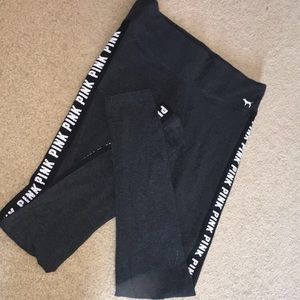 PINK logo stripe legging.